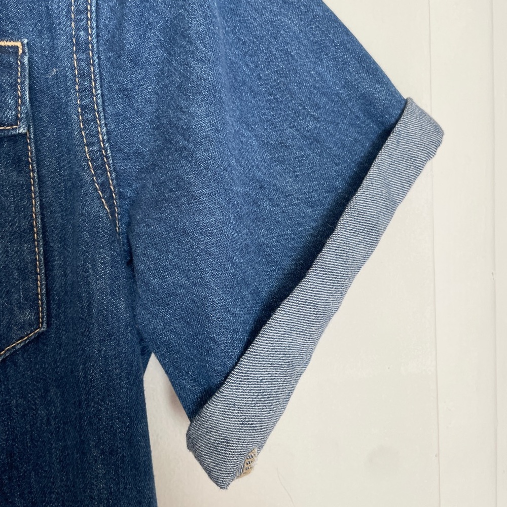 NWT ABLE Blue Denim Boiler Jumpsuit (BRITTNEY DENIM JUMPSUIT) - Picture 5 of 5